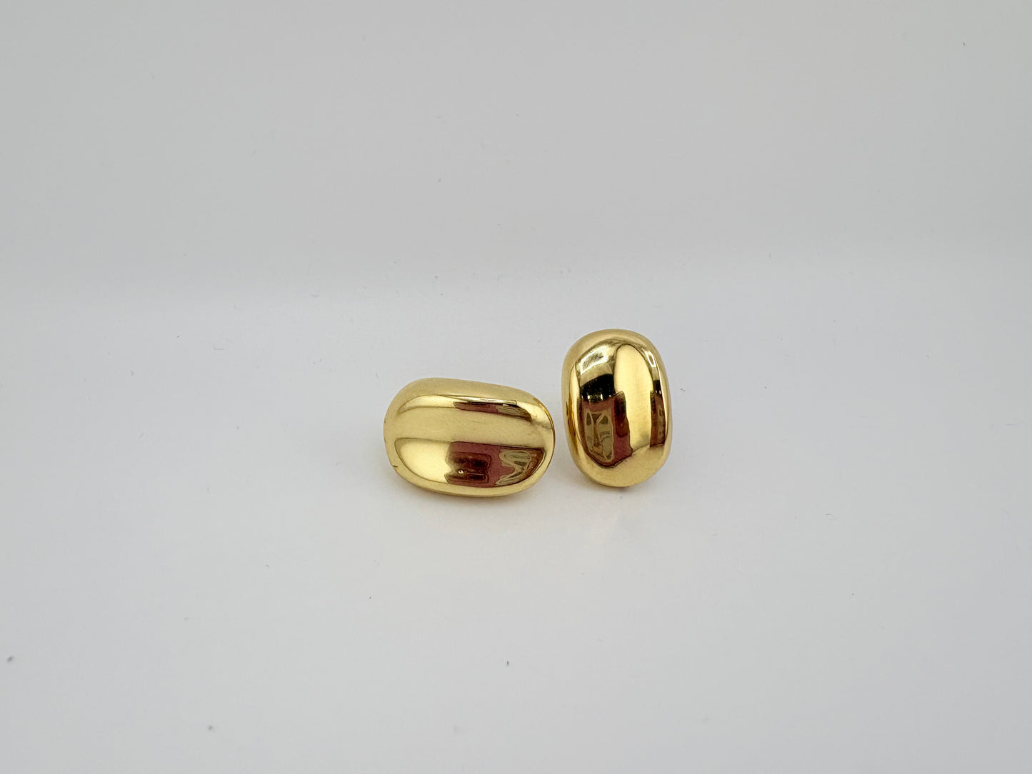 10K Omega Earrings
