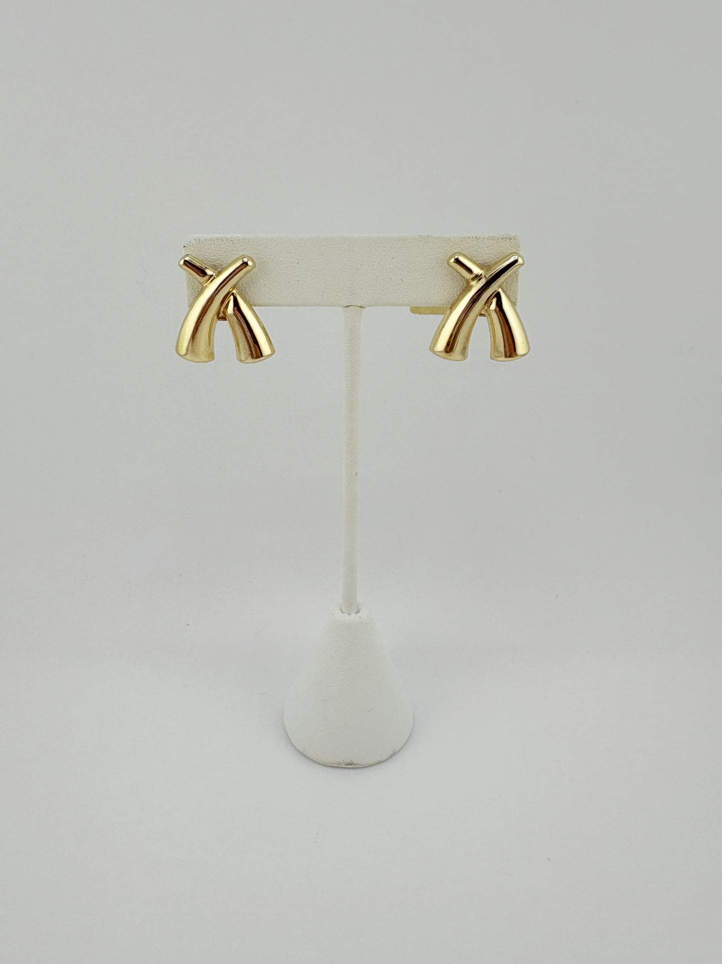 10K Gold Earrings Omega