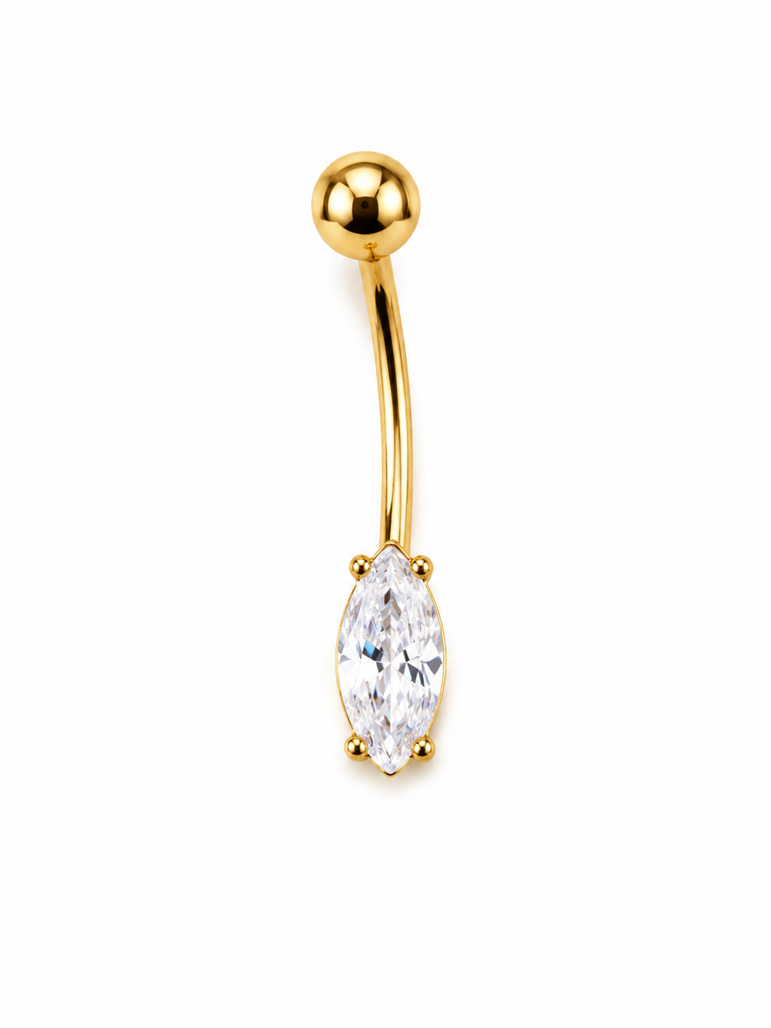10K Gold Belly Ring