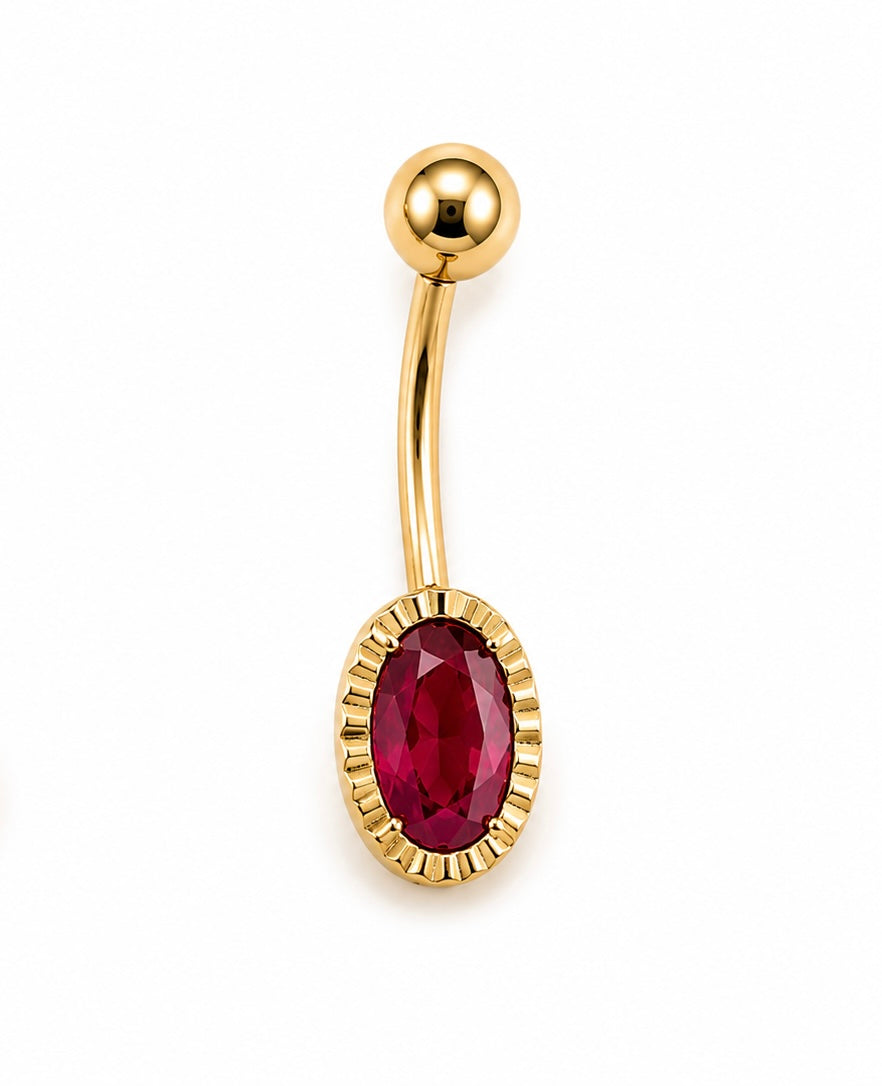 10K Gold Belly Ring