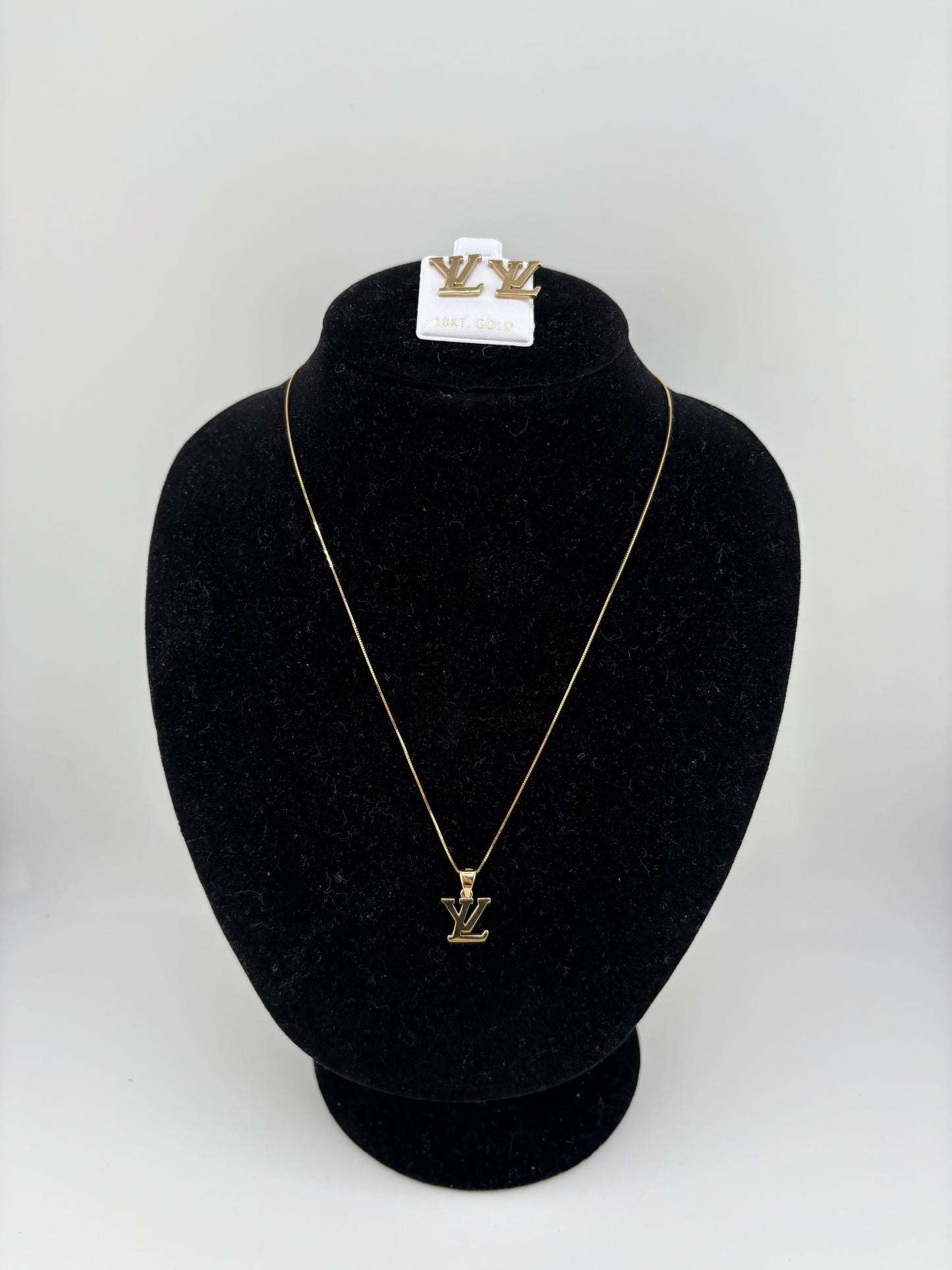 10K Necklace 18IN SET