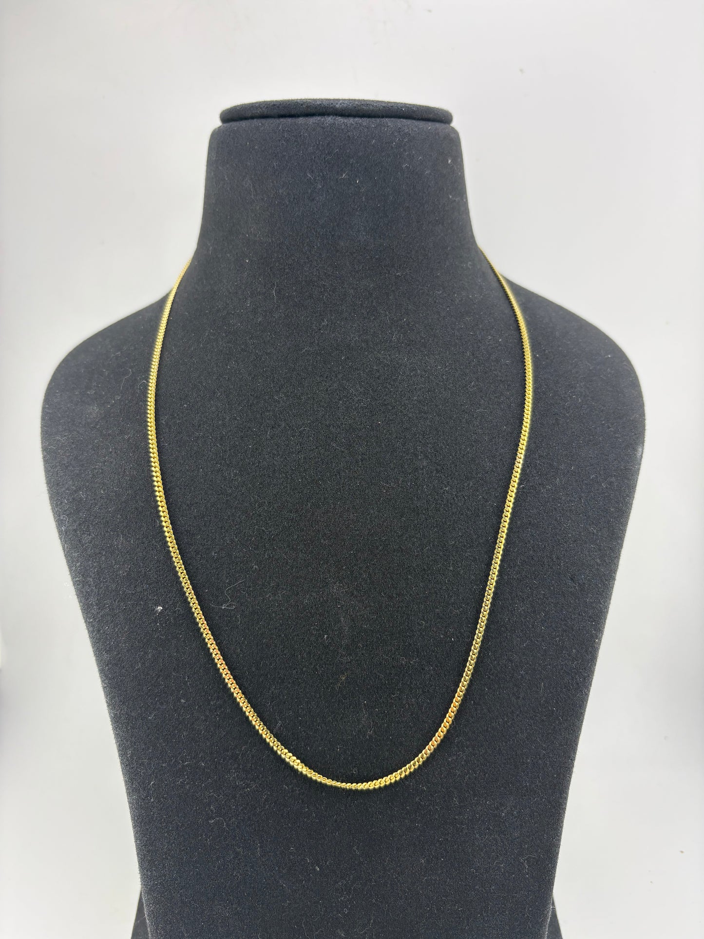 10K Solid Necklace 22IN