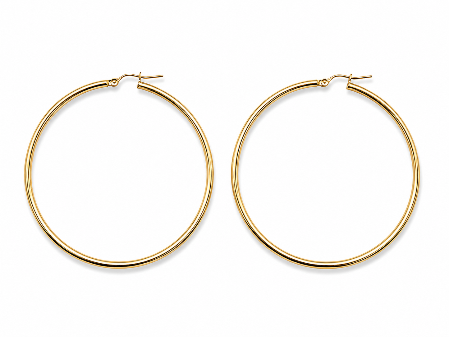 10K Gold Hoops