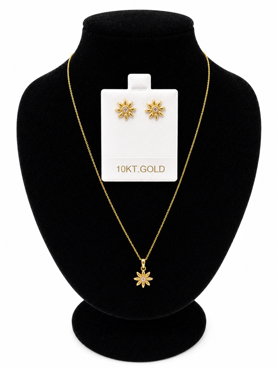 10K Necklace 18IN Set