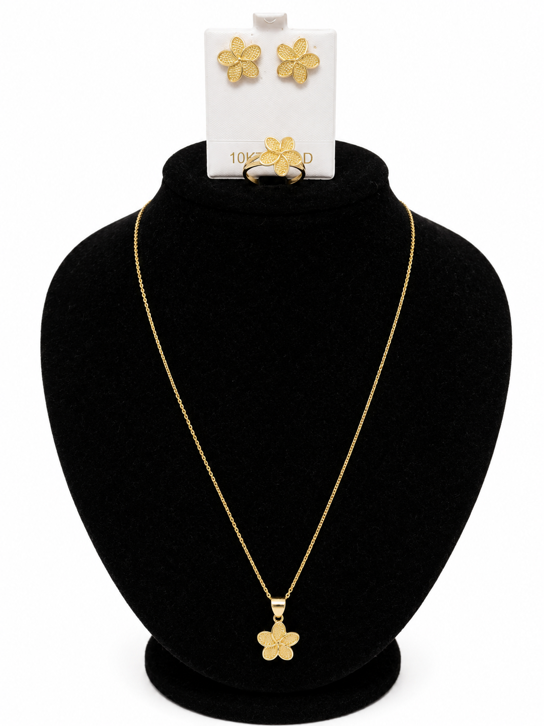 10K Necklace 18IN Set