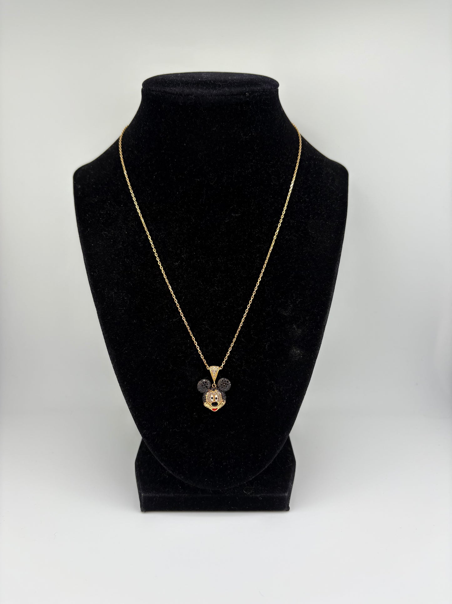 14K Mickey Necklace