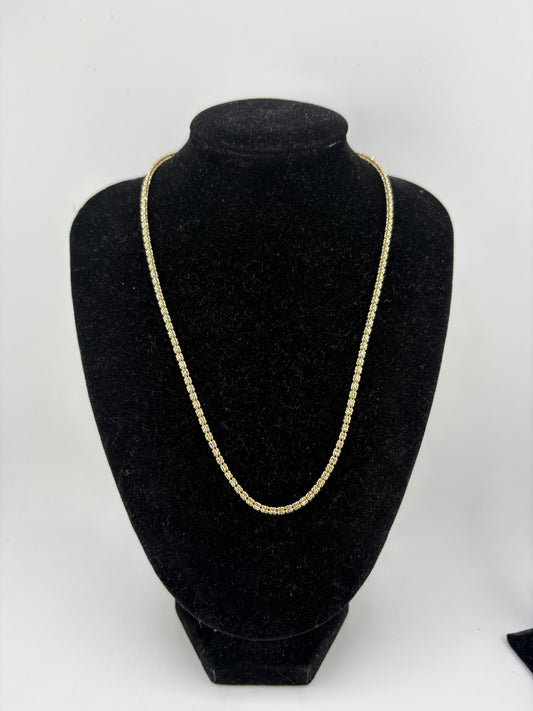 10K Tenis Necklace 16IN