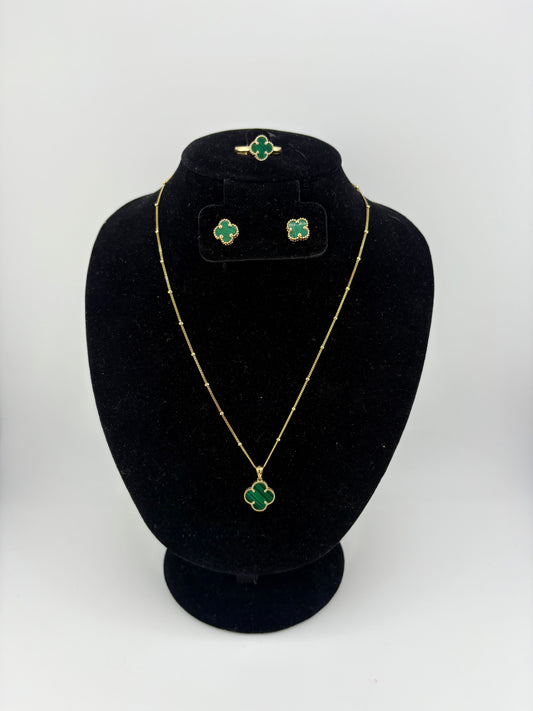 10K Necklace 18IN Set