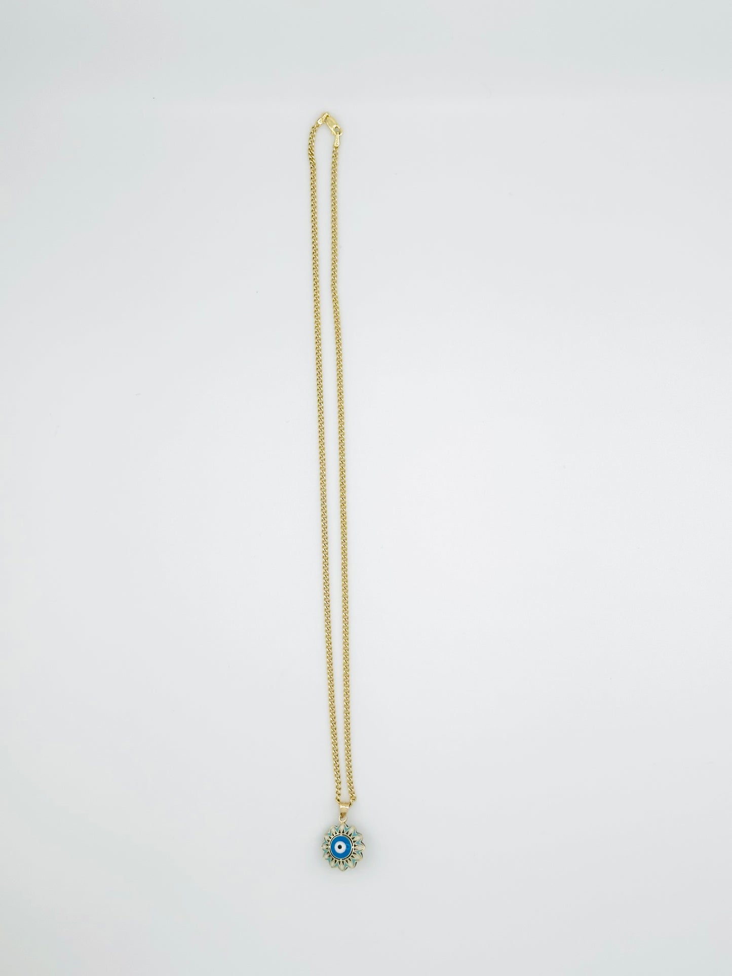 14K Estrella De Ojo Turco Necklace