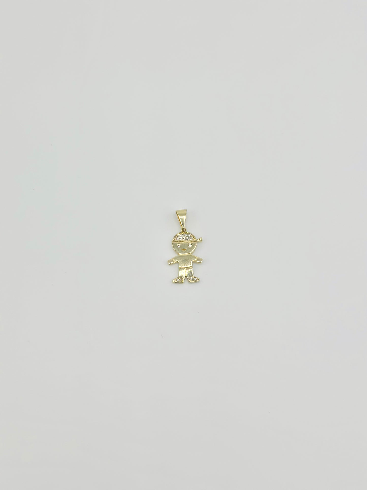 14K Boy Pendant