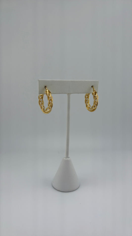 14K Hoops