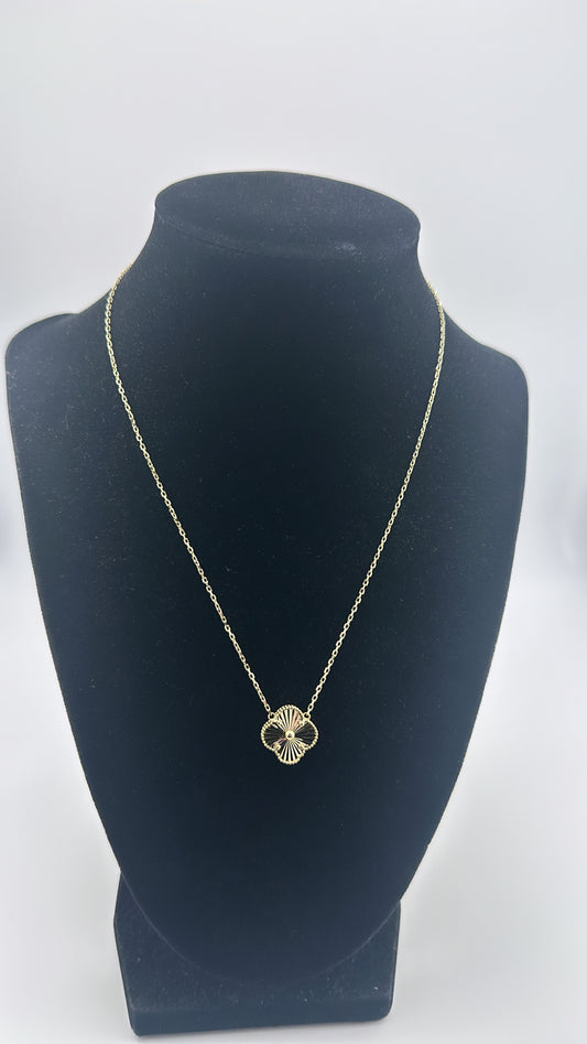 14K Clover Necklace