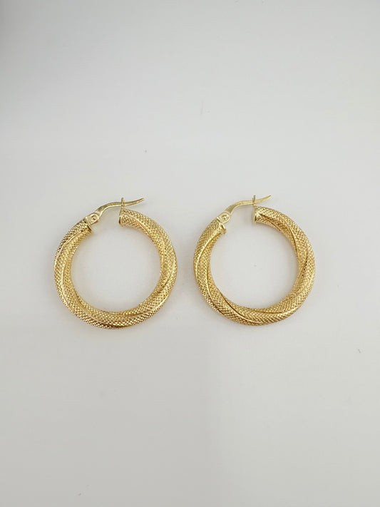 10k Gold Hoops