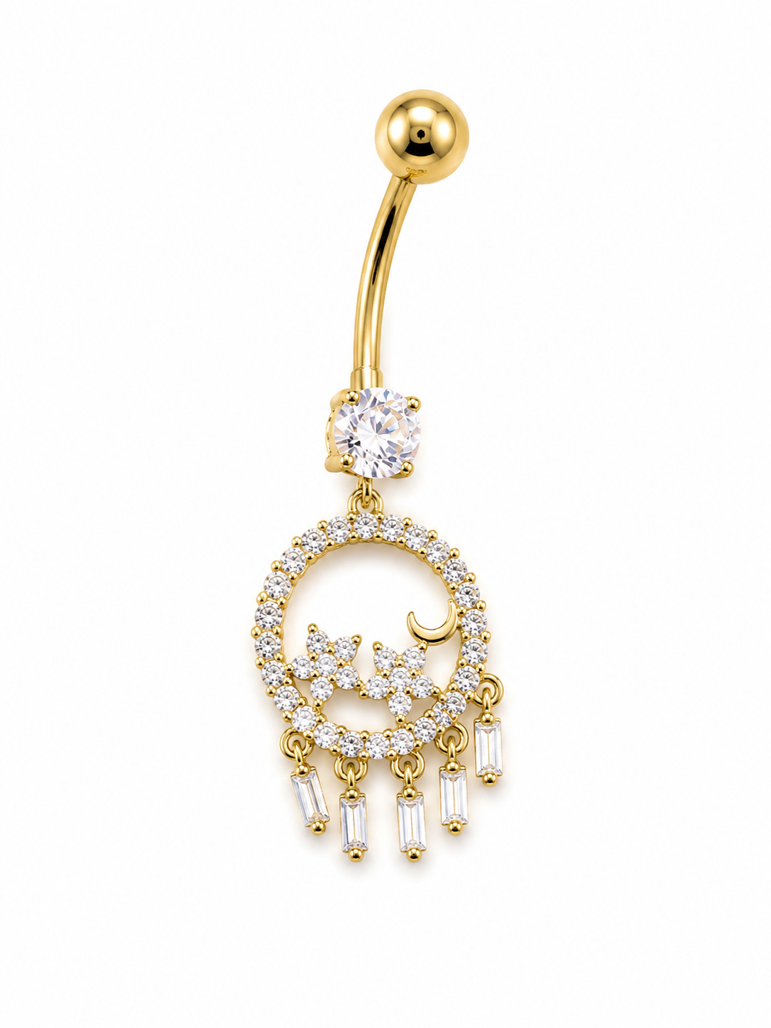 10K Gold Belly Ring