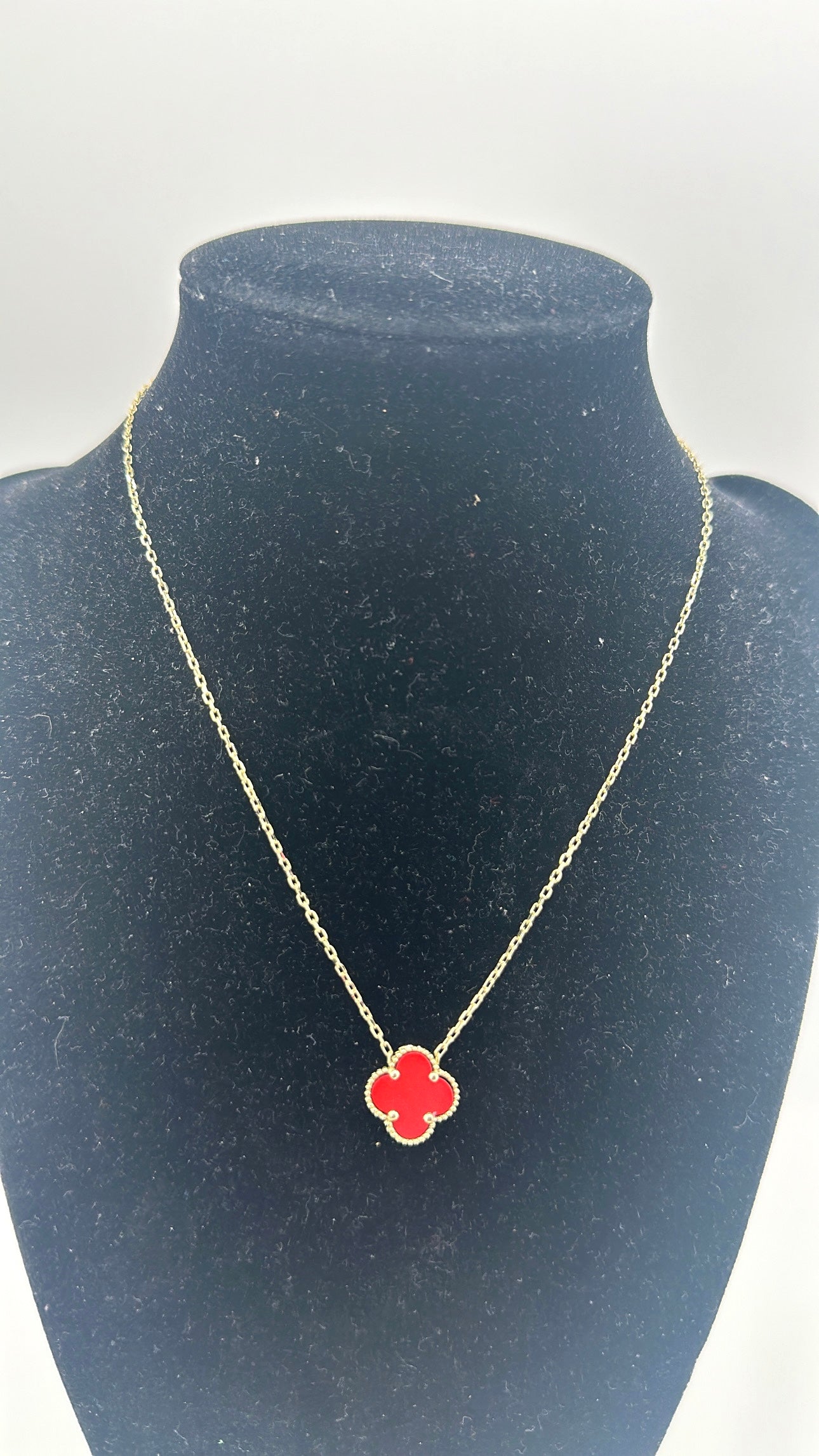 14K Clover Necklace