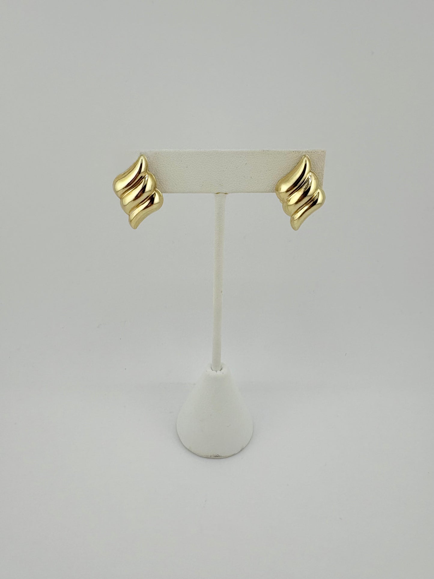10K Gold Earrings Omega