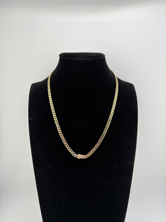 10K Baby Mónaco Necklace 16IN