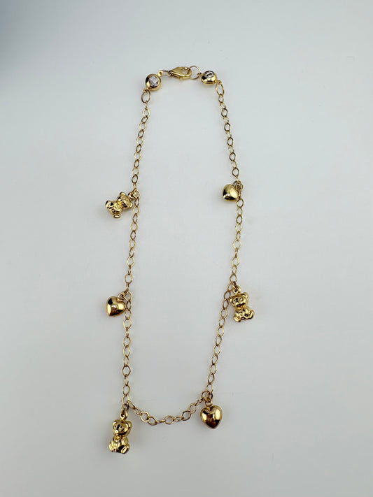 10K Anklet Bracelet
