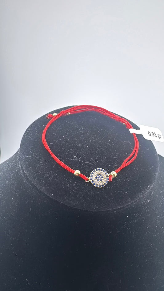 14K Hilo Rojo Bracelet