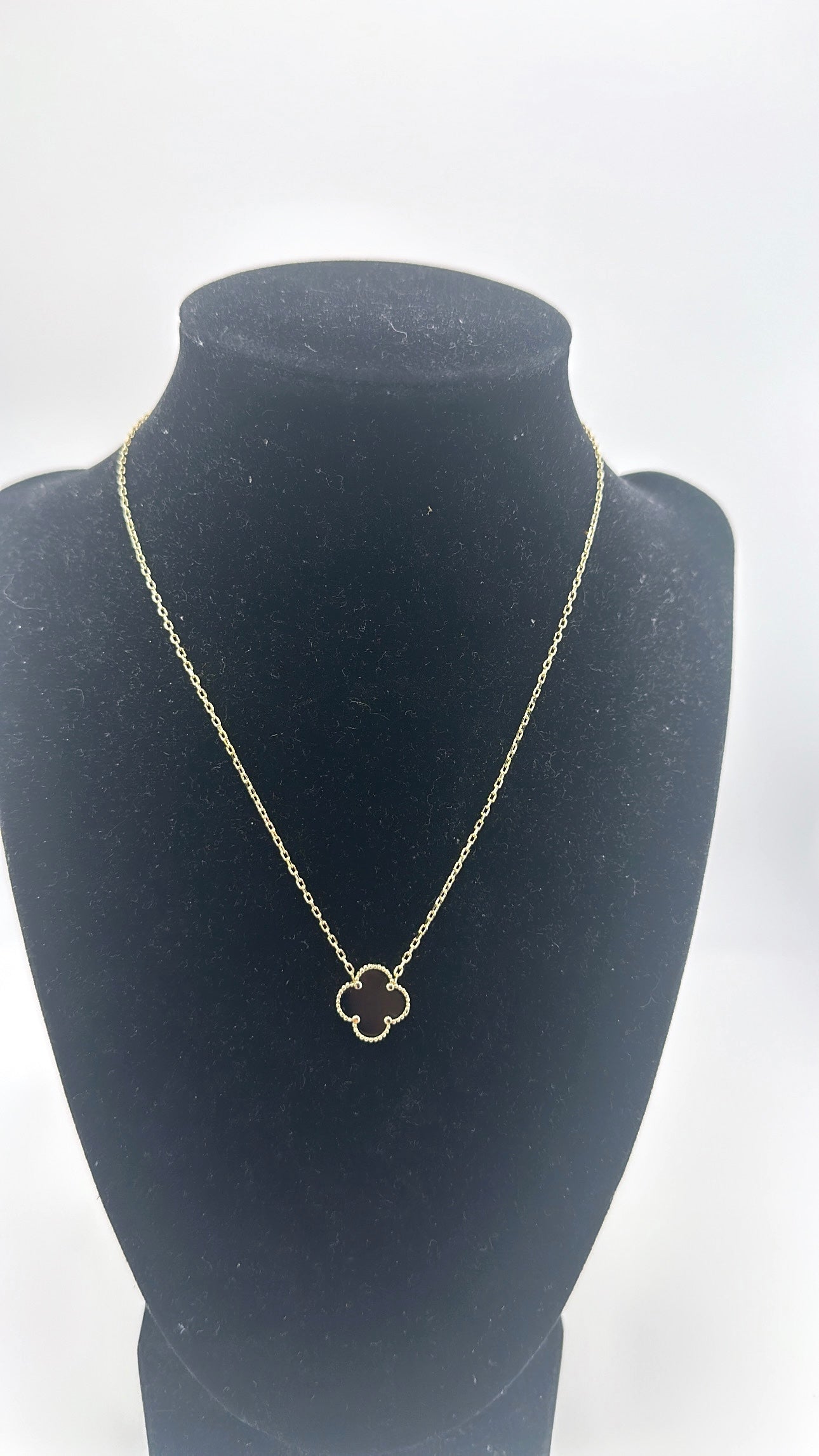 14K Clover Necklace