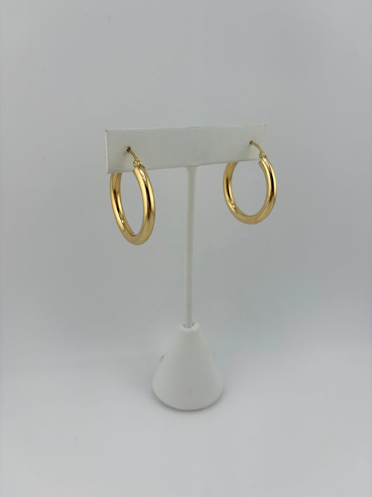 14K Hoops