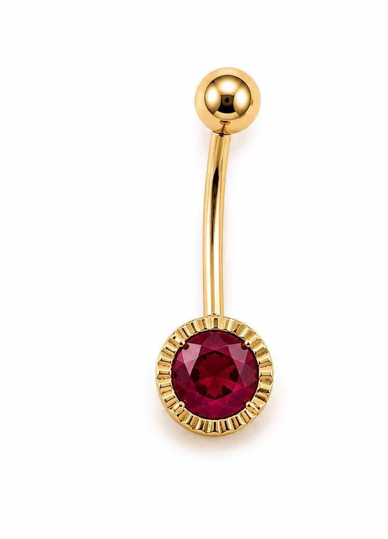 10K Gold Belly Ring