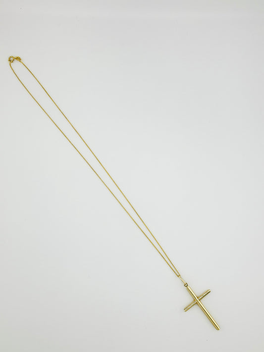 14K Cross Necklace