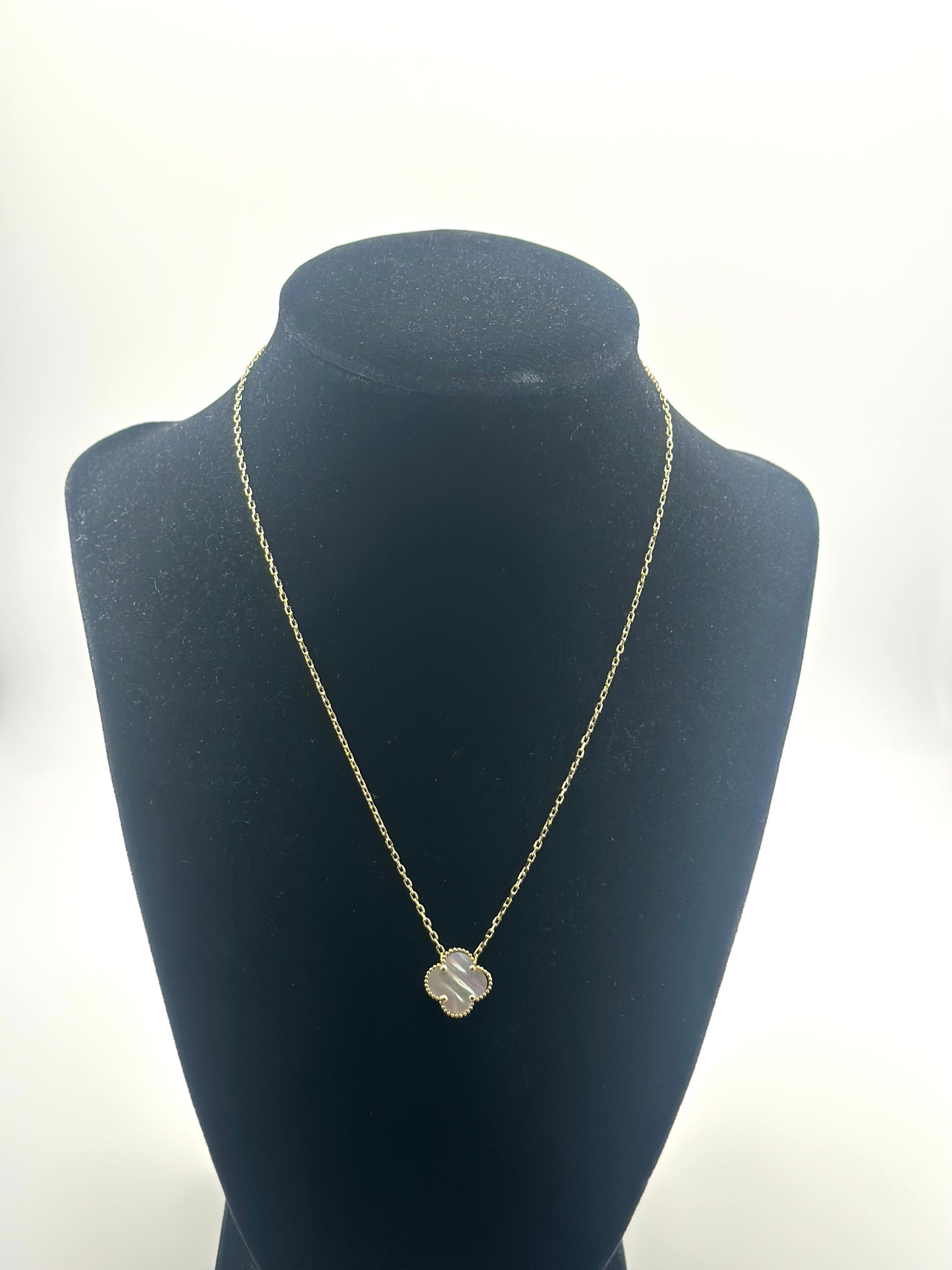 14K Clover Necklace