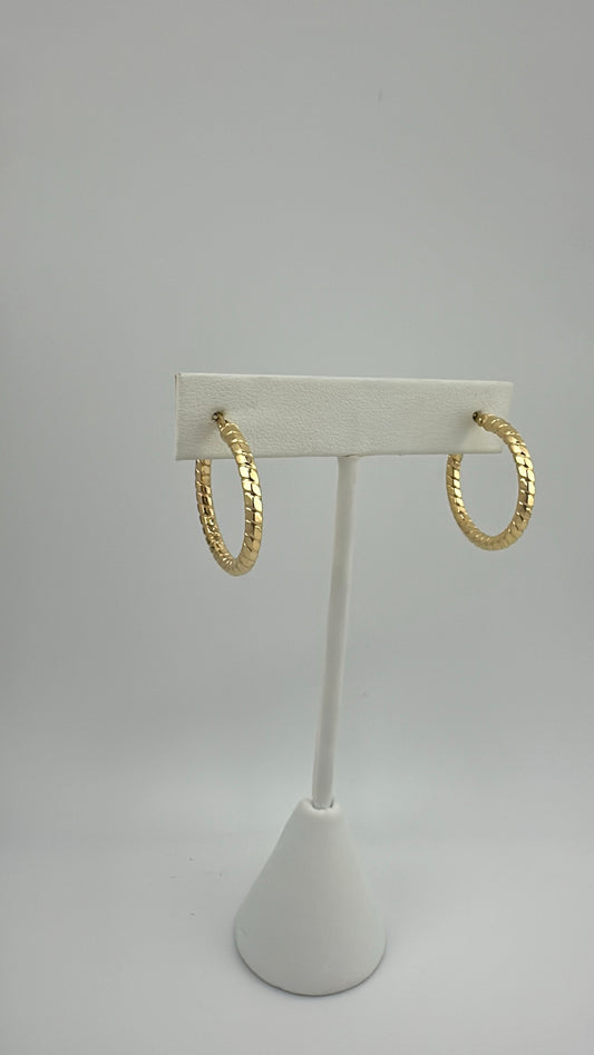 14K Hoops