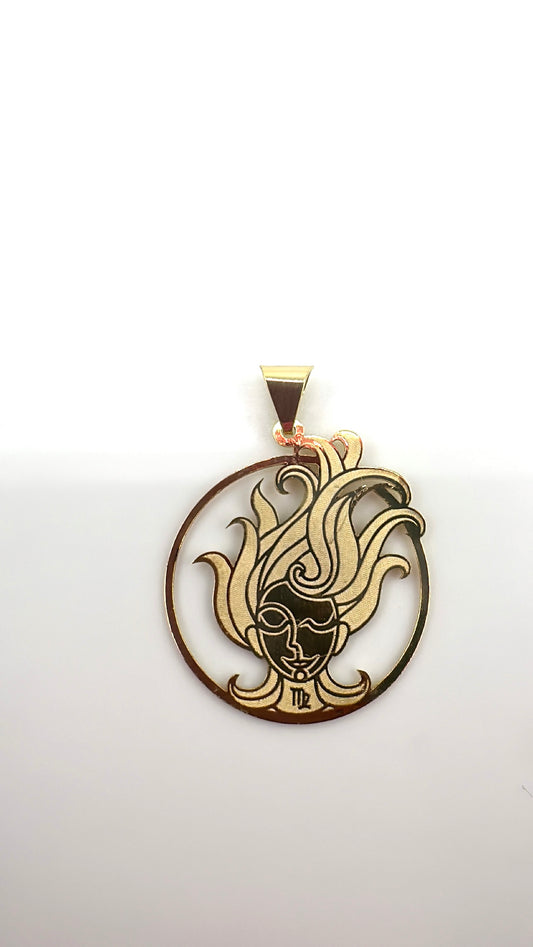 10K Virgo Pendant