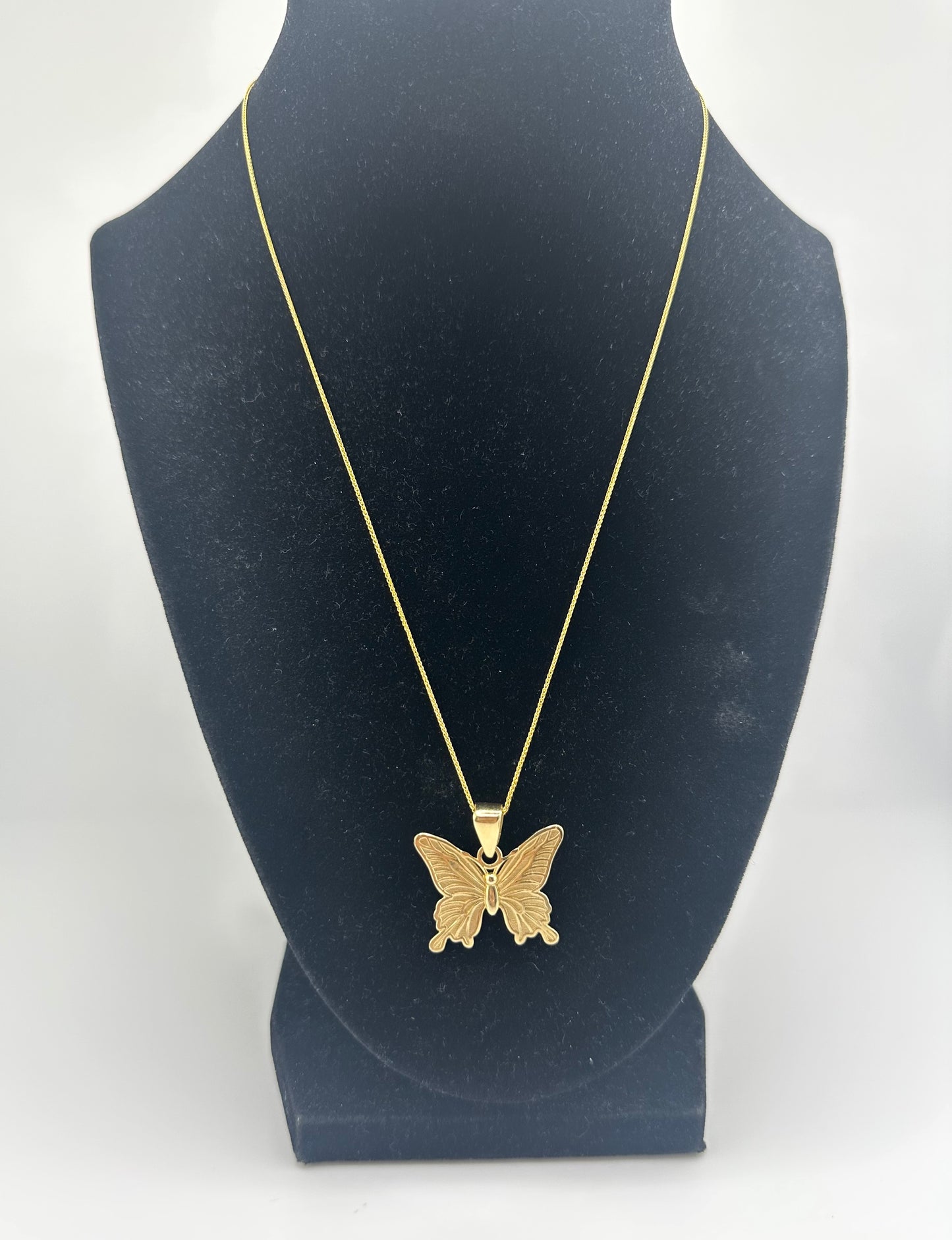 14K Butterfly Necklace