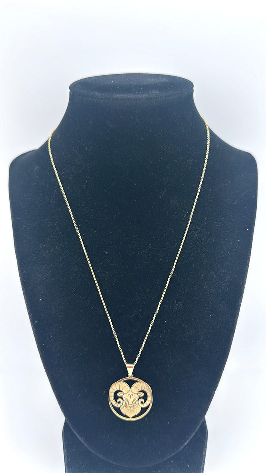 14K Aries Signo Necklace