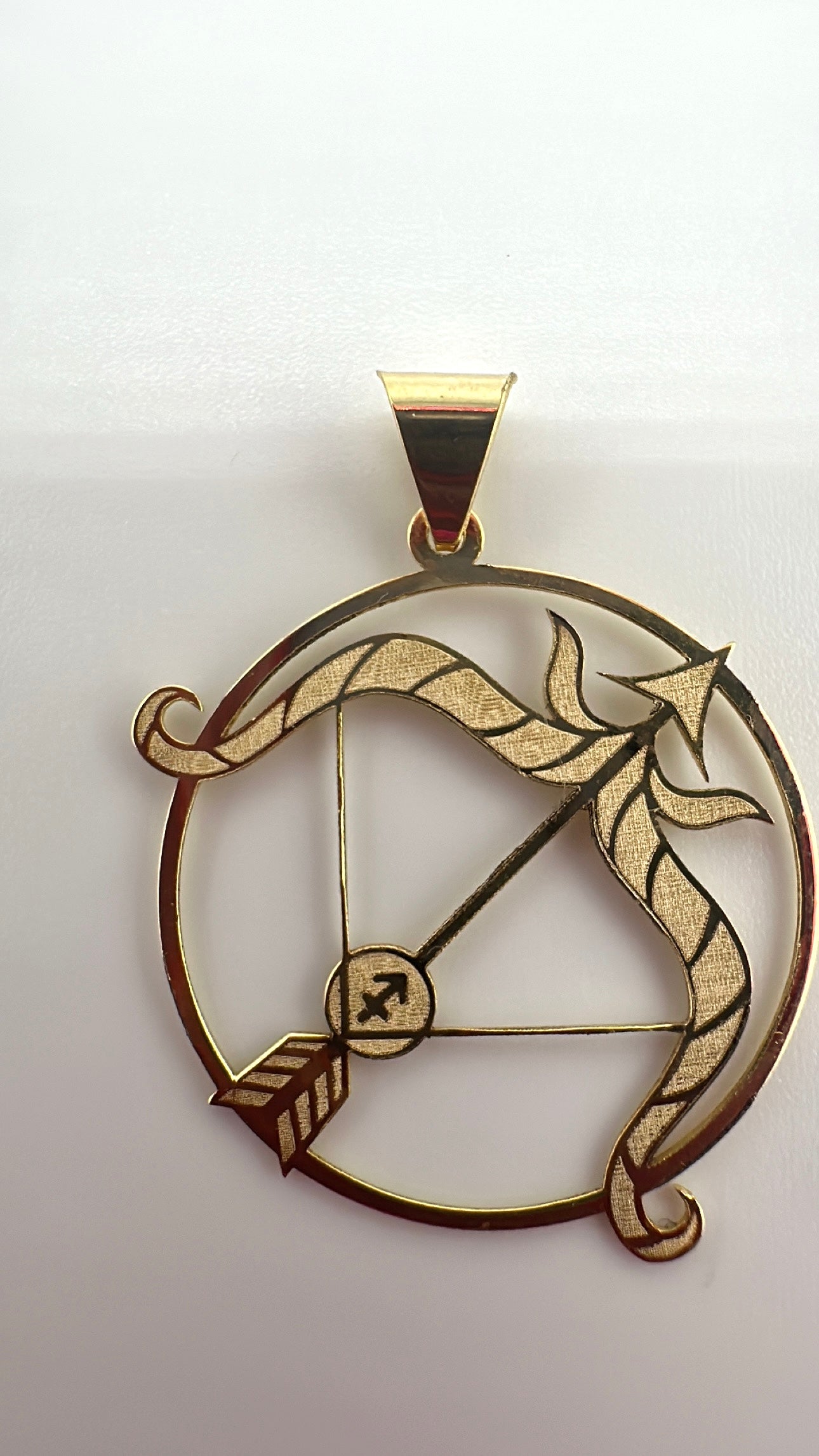 10K Sagittarius Pendant