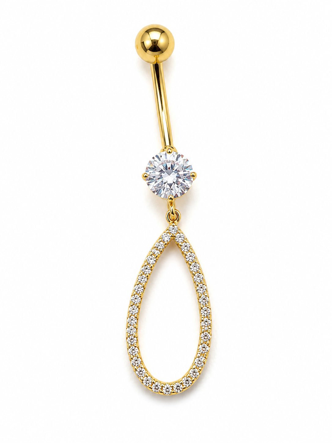 10K Gold Belly Ring