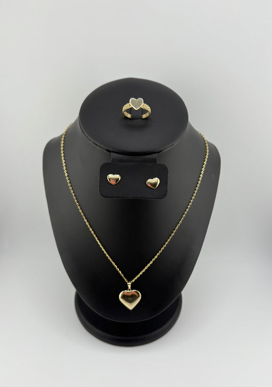 10K Necklace 18IN Set
