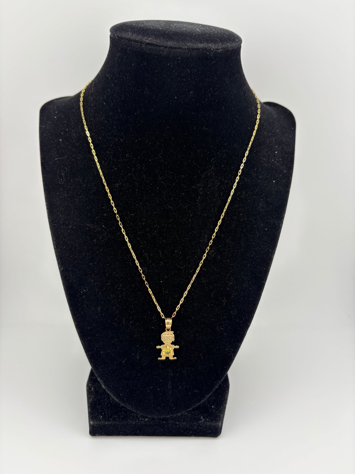 14K Boy Necklace