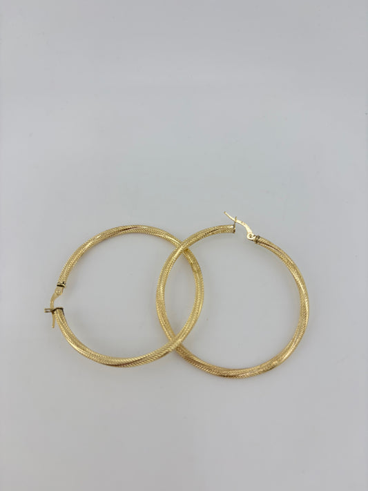 10K Gold Hoops