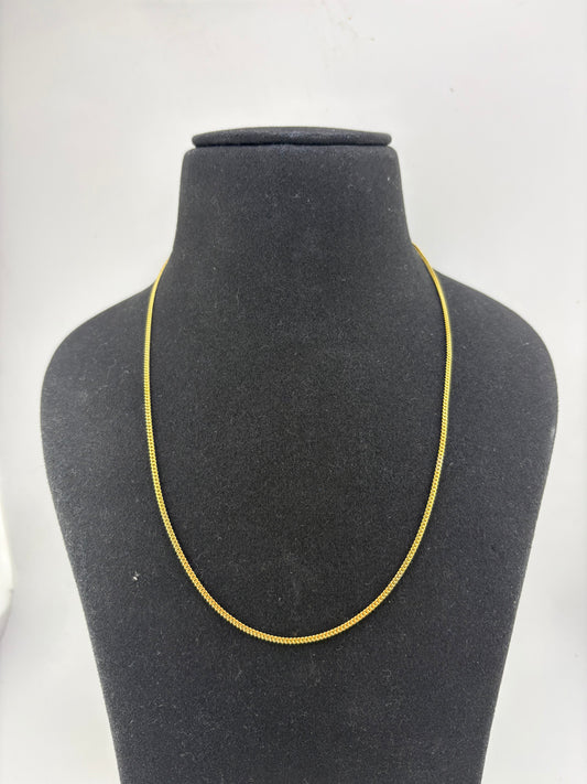 10K Solid Necklace 20IN