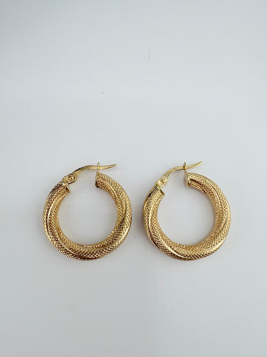 10k Gold Hoops