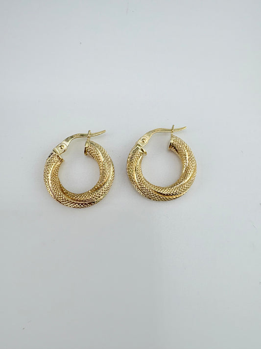 10k Gold Hoops