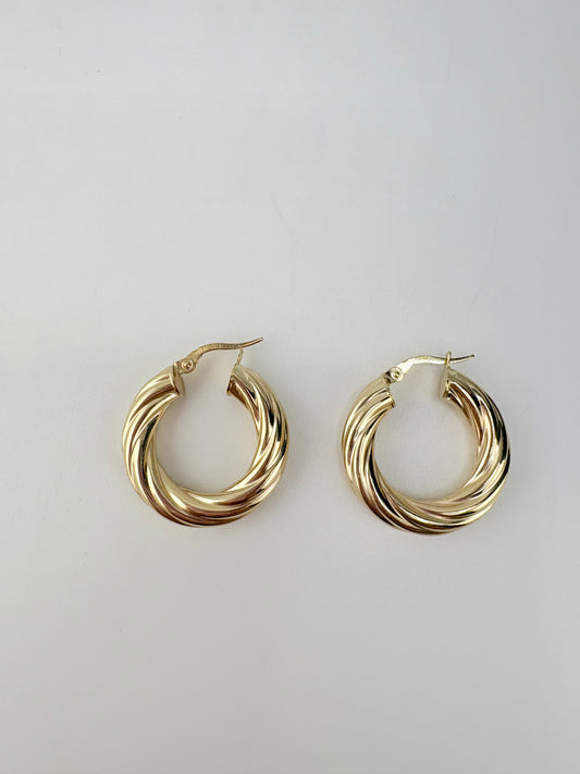 10K Gold Hoops