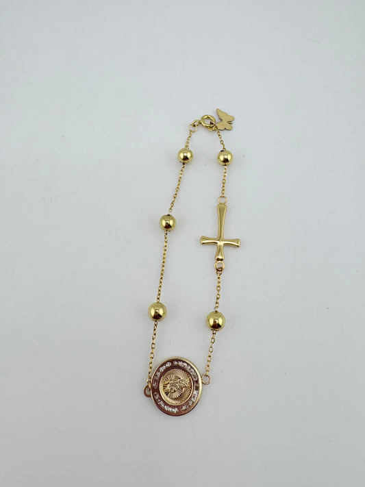 10K Rosario Bracelet