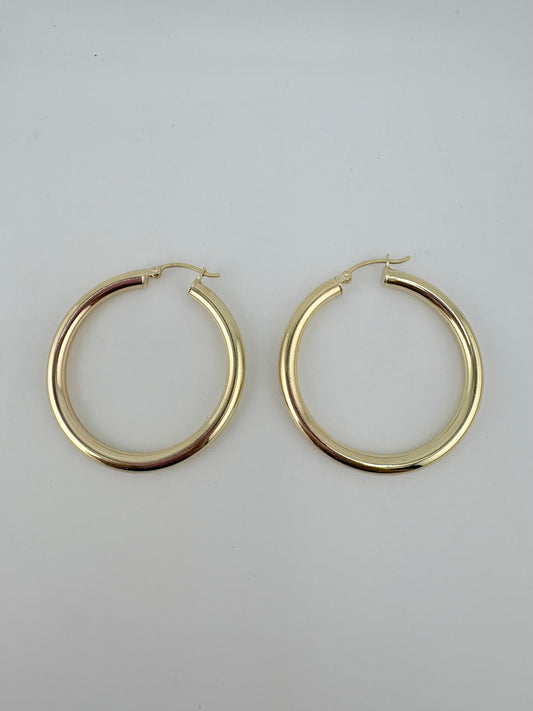 10K Gold Hoops