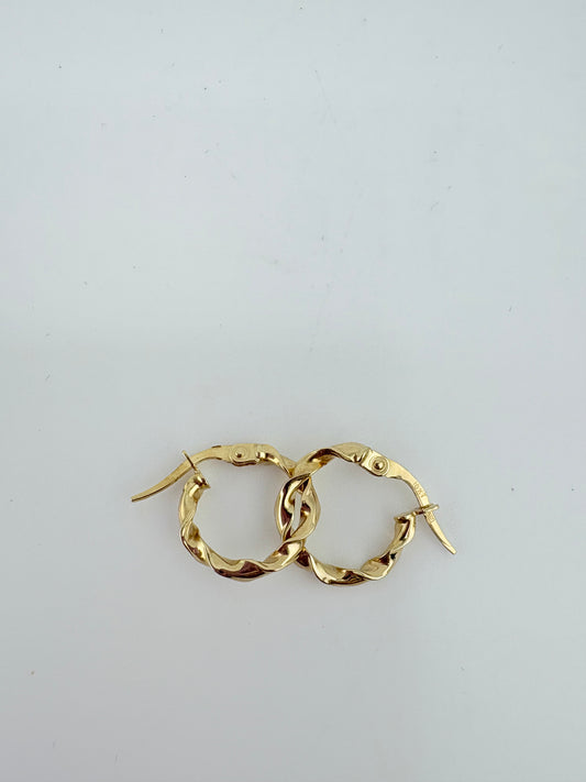 10K Gold Hoops