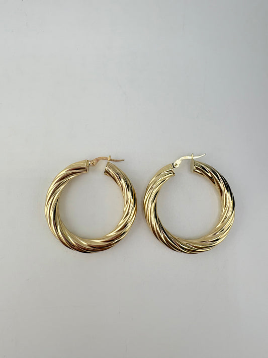 10K Gold Hoops