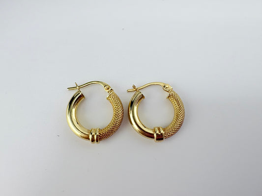 10k Gold Hoops