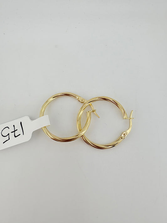 10K Gold Hoops