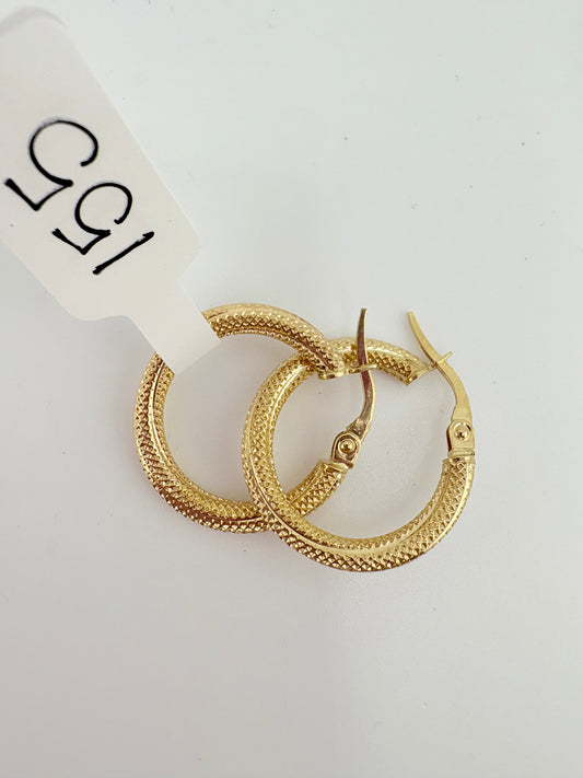 10K Gold Hoops