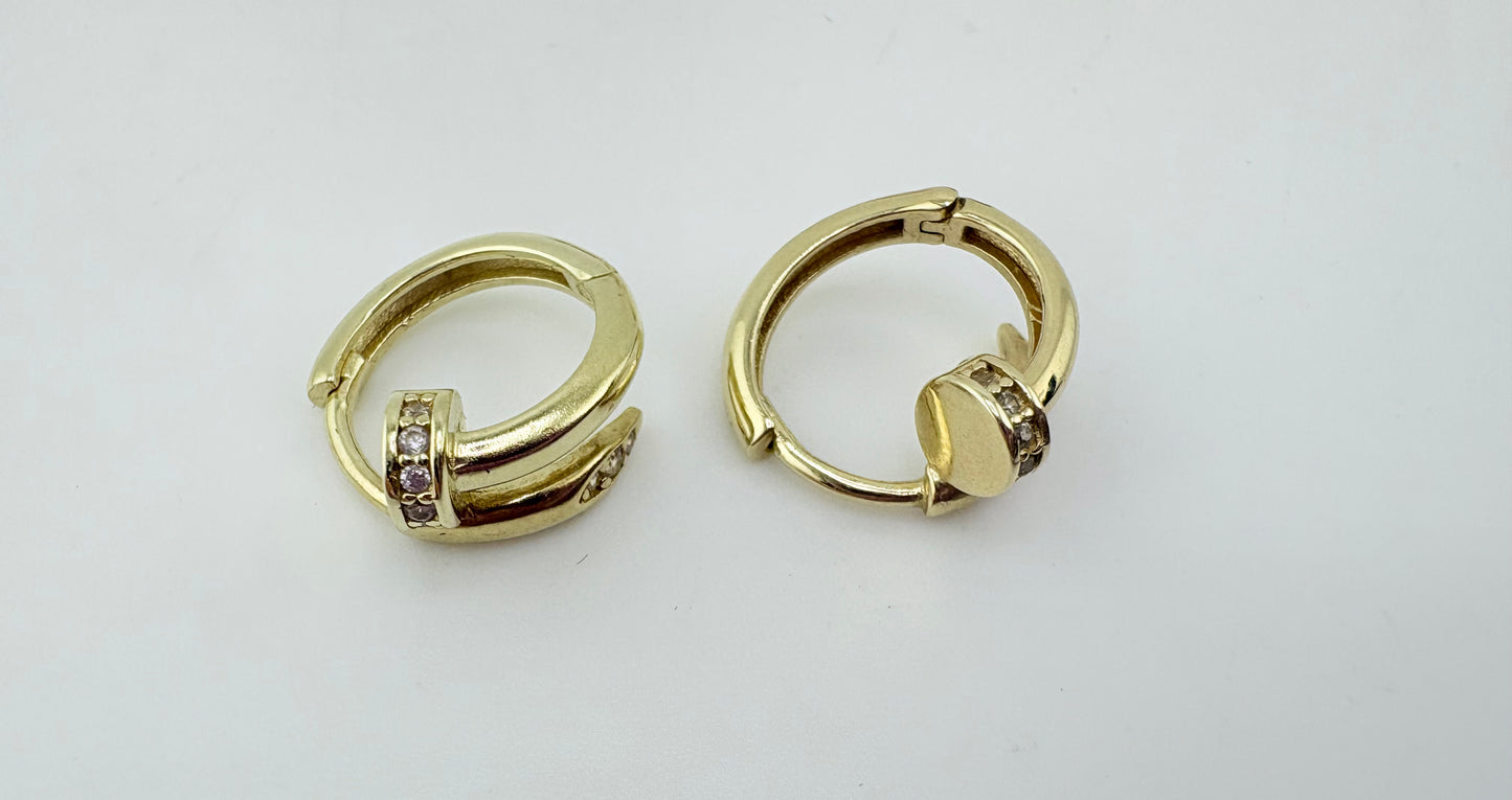 10K Gold Hoops