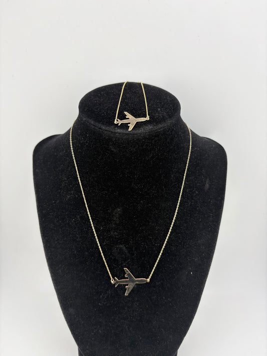 10K Necklace 16-18IN Set